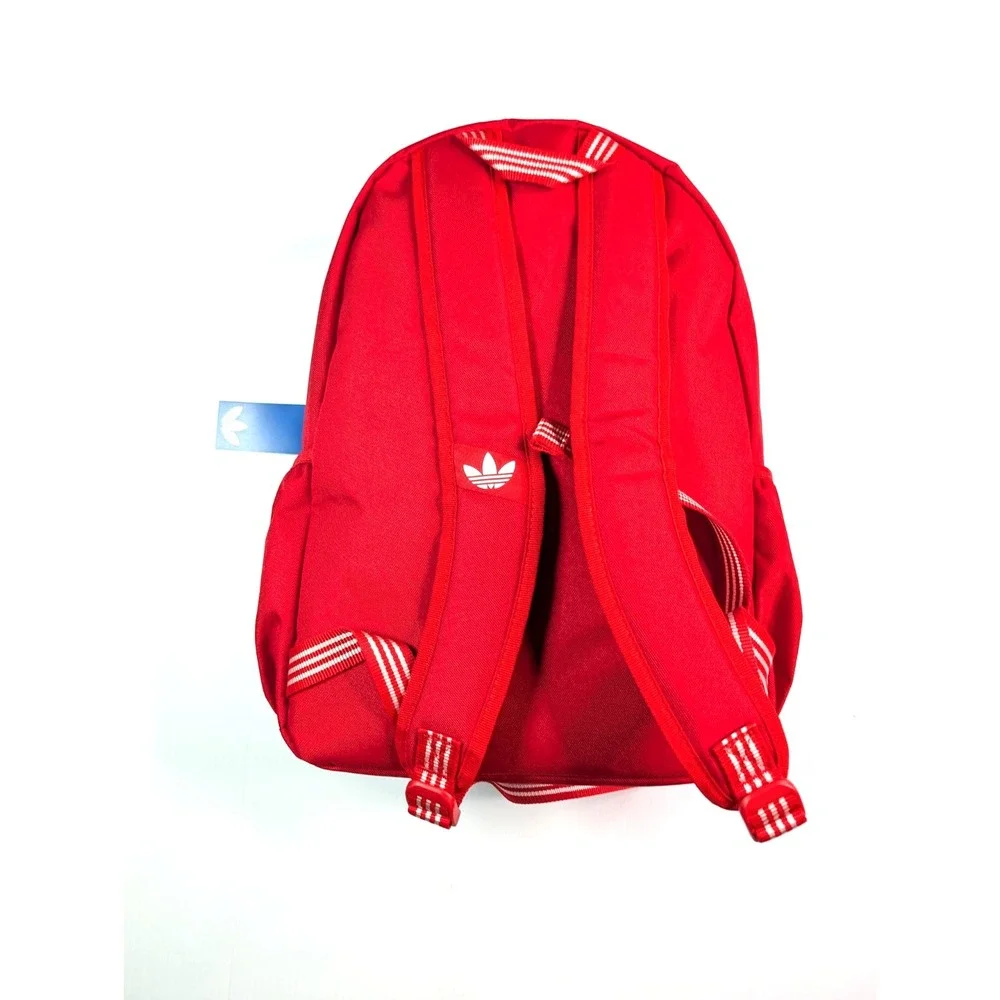 Adidas Adicolor Classic Unisex Backpack, 18.7L Laptop Storage Scarlet JX0215 NWT